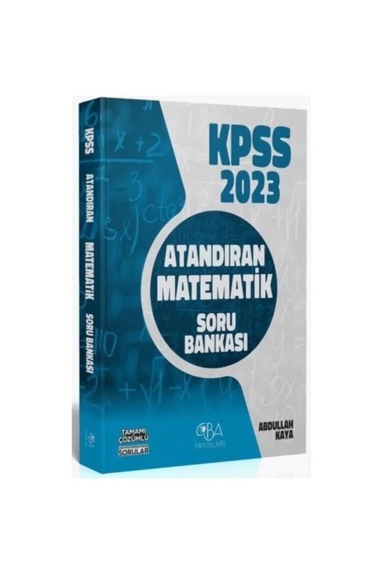 Süper Fiyat - Cba Yayınları 2024 Kpss Matematik Atandıran Soru Bankası Çözümlü Cba Yayınları