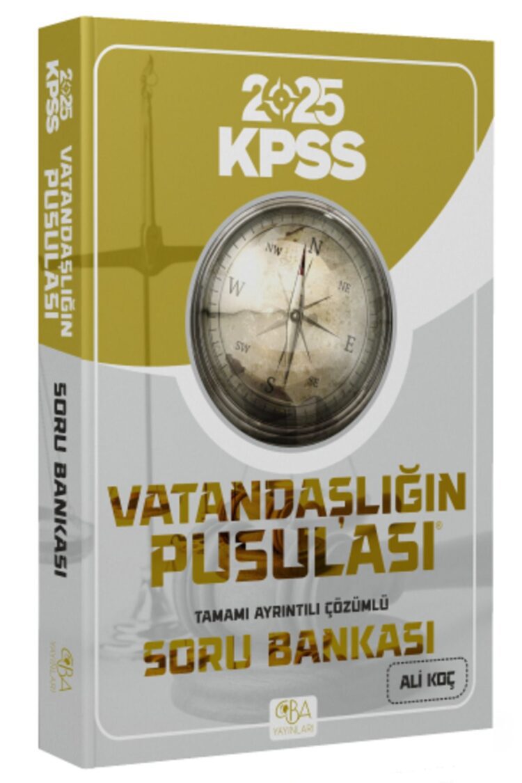 Süper Fiyat - Cba Yayınları 2025 Kpss Vatandaşlık Vatandaşlığın Pusulası Soru Bankası Çözümlü - Ali