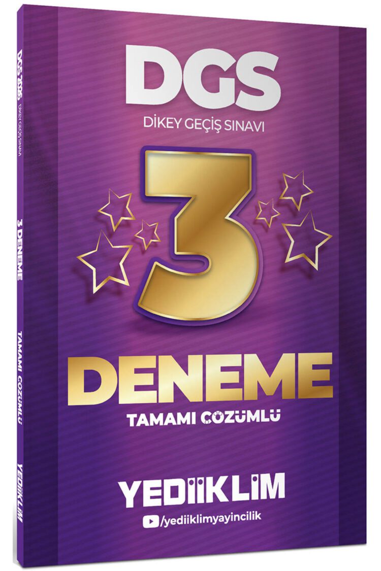 2026 DGS Tamamı Çözümlü 3 Yıldız Deneme