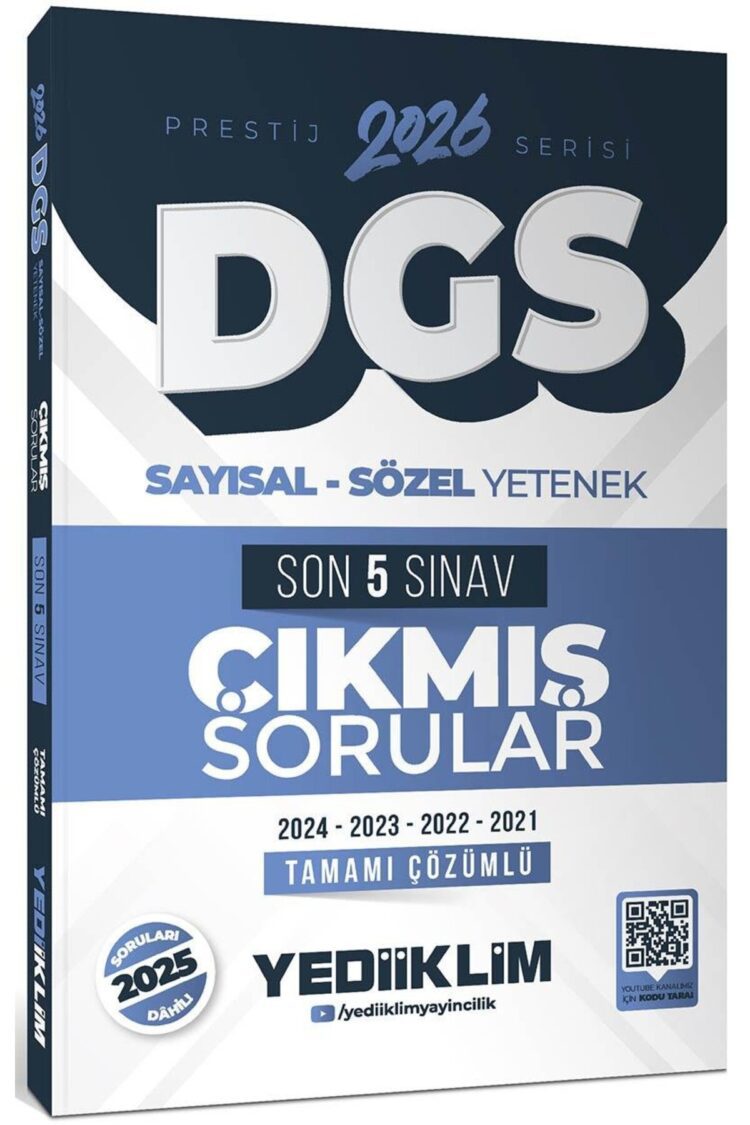 2026 DGS Prestij Serisi Sayısal Sözel Yetenek Tamamı Çözümlü Son 5 Sınav Çıkmış Sorular