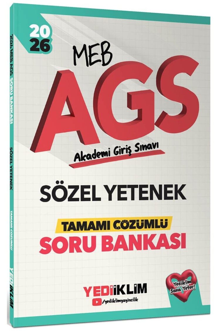 2026 MEB AGS Sözel Yetenek Tamamı Çözümlü Soru Bankası