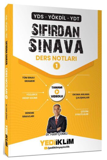YDS YÖKDİL YDT Sıfırdan Sınava Tamamı Videolu Ders Notları 1. Kitap