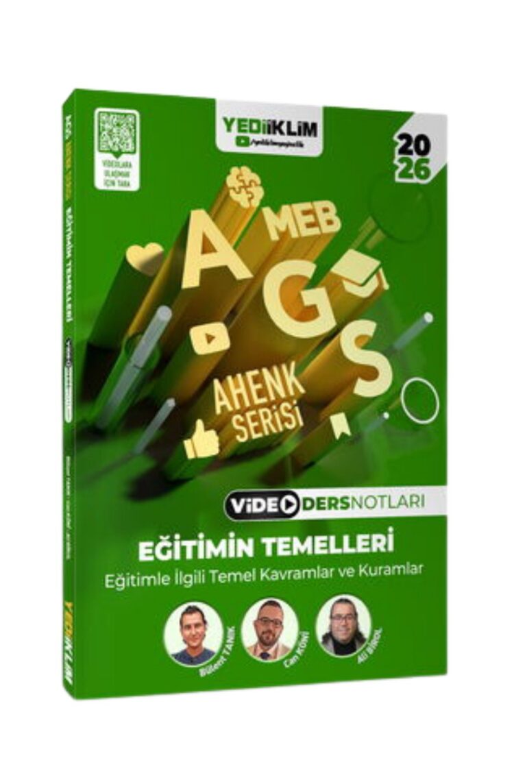 2026 MEB AGS Ahenk Serisi Eğitimin Temelleri Eğitimle İlgili Temel Kavramlar ve Kuramlar Video Ders
