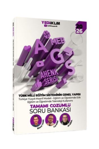 Alternative view of 2026 MEB AGS Ahenk Serisi Türk Milli Eğitim Sisteminin Genel Yapısı Tamamı Çözümlü Soru Bankası