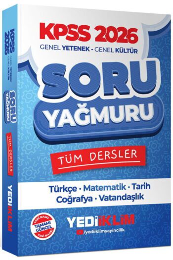 2026 KPSS Genel Yetenek Genel Kültür Tüm Dersler Soru Yağmuru