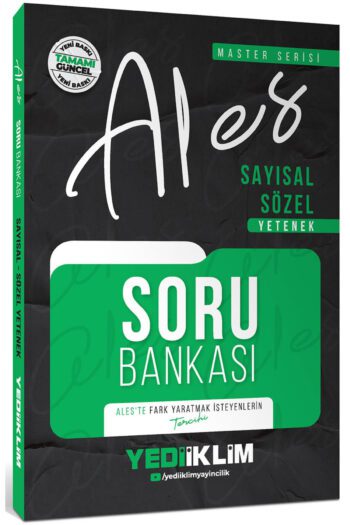 ALES Sayısal Sözel Yetenek Soru Bankası