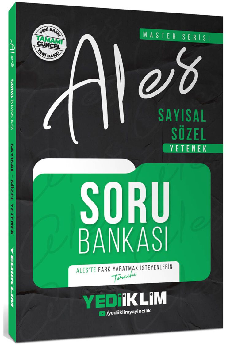 ALES Sayısal Sözel Yetenek Soru Bankası