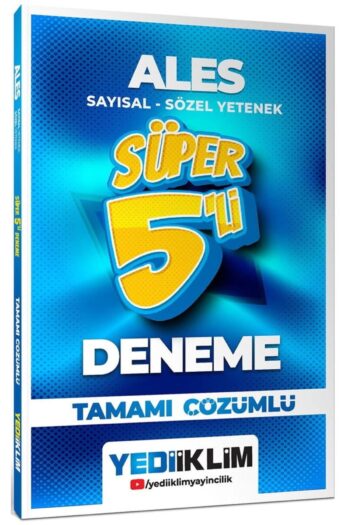 2026 ALES Sayısal Sözel Yetenek Tamamı Çözümlü Süper 5 li Deneme