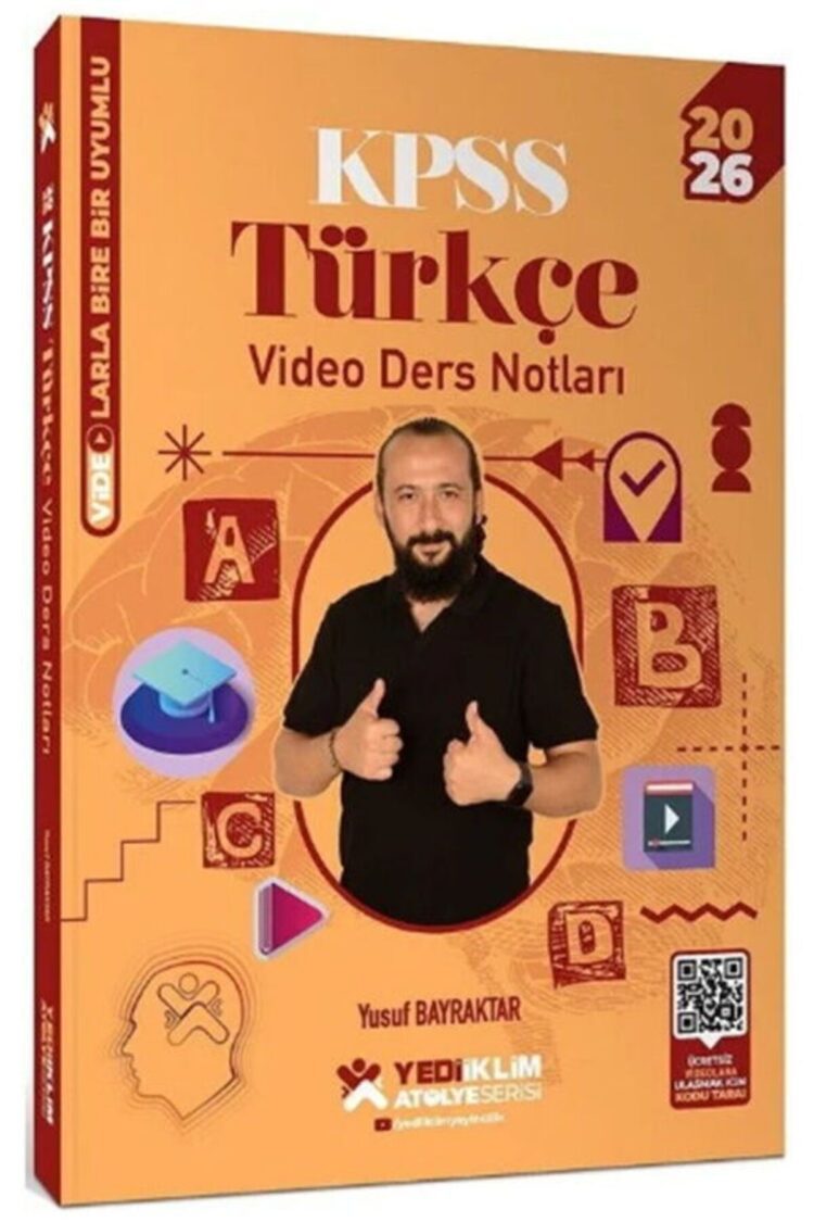 2026 KPSS Atölye Serisi Genel Yetenek Türkçe Video Ders Notları