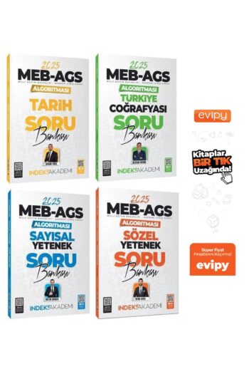 2025 MEB-AGS Algoritması Sözel+Sayısal Yetenek+Tarih+Türkiye Coğrafyası Soru 4 Kitap Ayraç Hediyeli