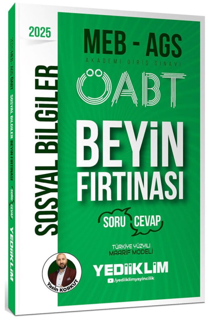 2025 MEB AGS ÖABT Sosyal Bİlgiler Öğretmenliği Beyin Fırtınası Soru-Cevap