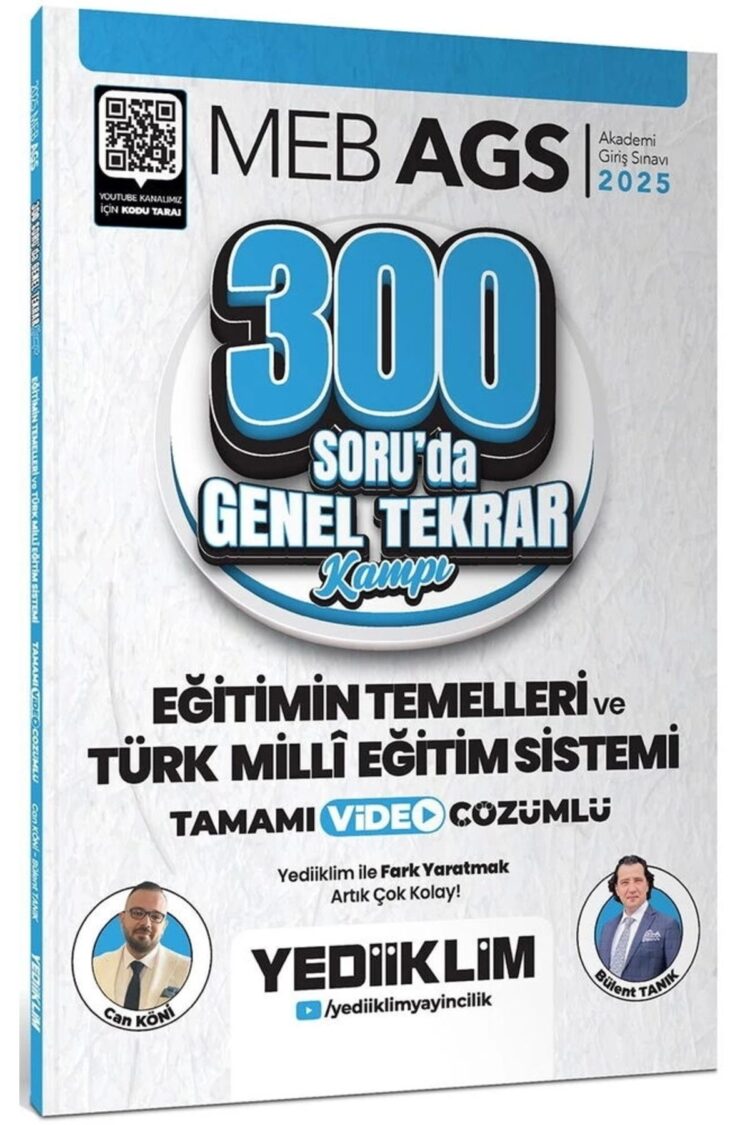 2025 Meb Ags Eğitimin Temelleri Ve Türk Milli Eğitim Sistemi 300 Soruda Tamamı Video Çözümlü Genel T