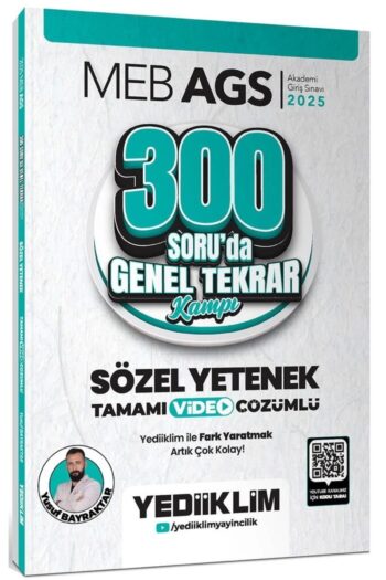 2025 Meb Ags Sözel Yetenek 300 Soruda Tamamı Video Çözümlü Genel Tekrar Kampı
