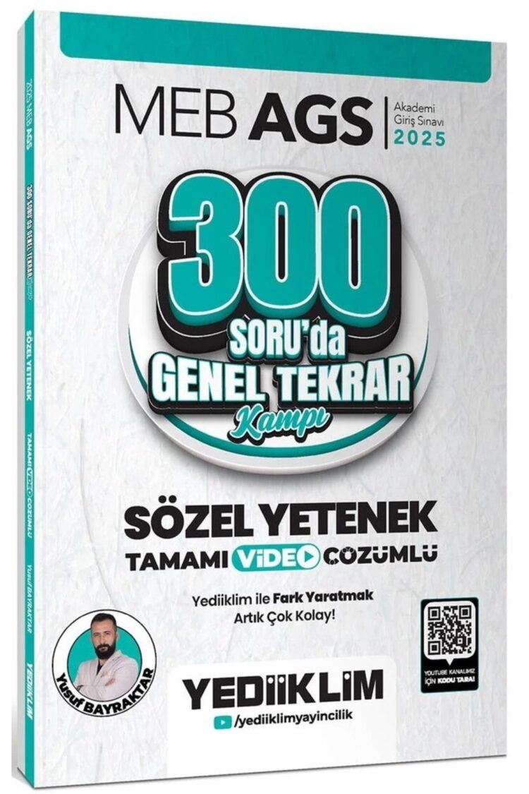 2025 Meb Ags Sözel Yetenek 300 Soruda Tamamı Video Çözümlü Genel Tekrar Kampı