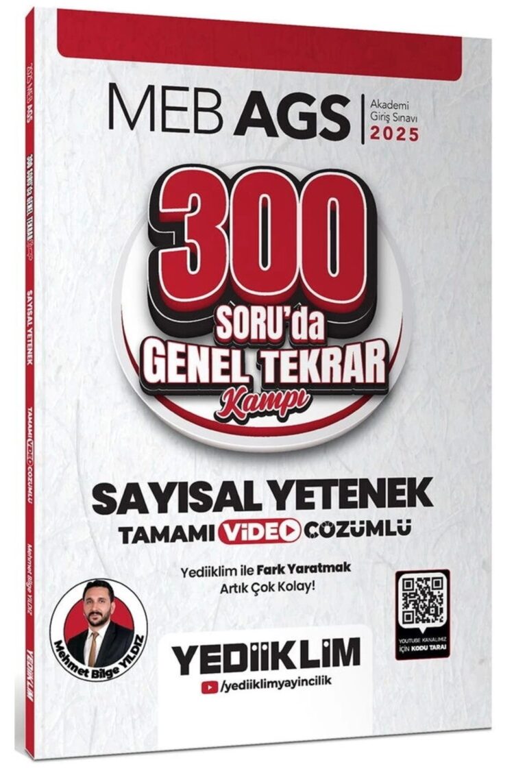 2025 Meb Ags Sayısal Yetenek 300 Soruda Tamamı Video Çözümlü Genel Tekrar Kampı
