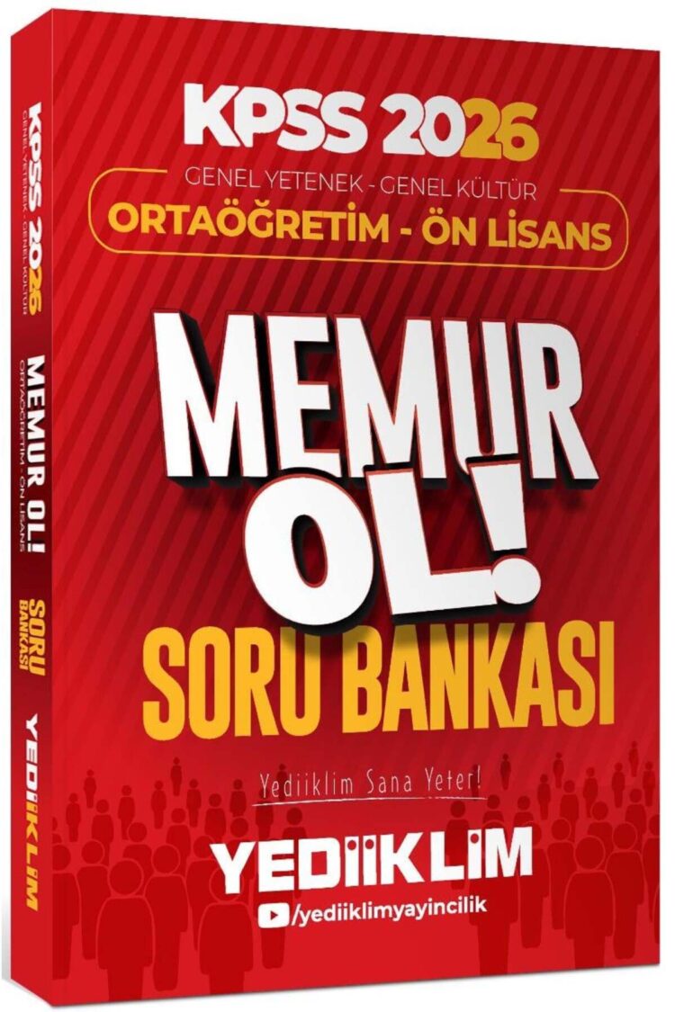 2026 Kpss Ortaöğretim Ön Lisans Genel Yetenek Genel Kültür Memur Ol Soru Bankası