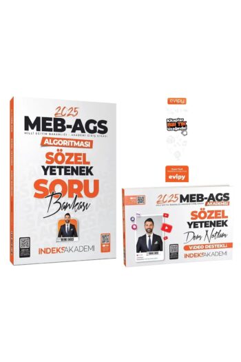 2025 MEB-AGS Akademisi Sözel Yetenek Ders Notları+Soru Bankası 2 Kitap - Berk Ekici Ayraç Hediyeli