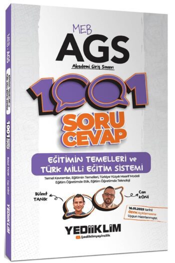 MEB AGS Eğitimin Temelleri ve Türk Milli Eğitim Sistemi 1001 Soru Cevap