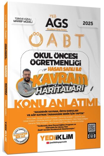 Yediiklim 2025 MEB AGS ÖABT Okul Öncesi Öğretmenliği Hasan Sanlı İle Kavram Haritaları Konu Anlatımı