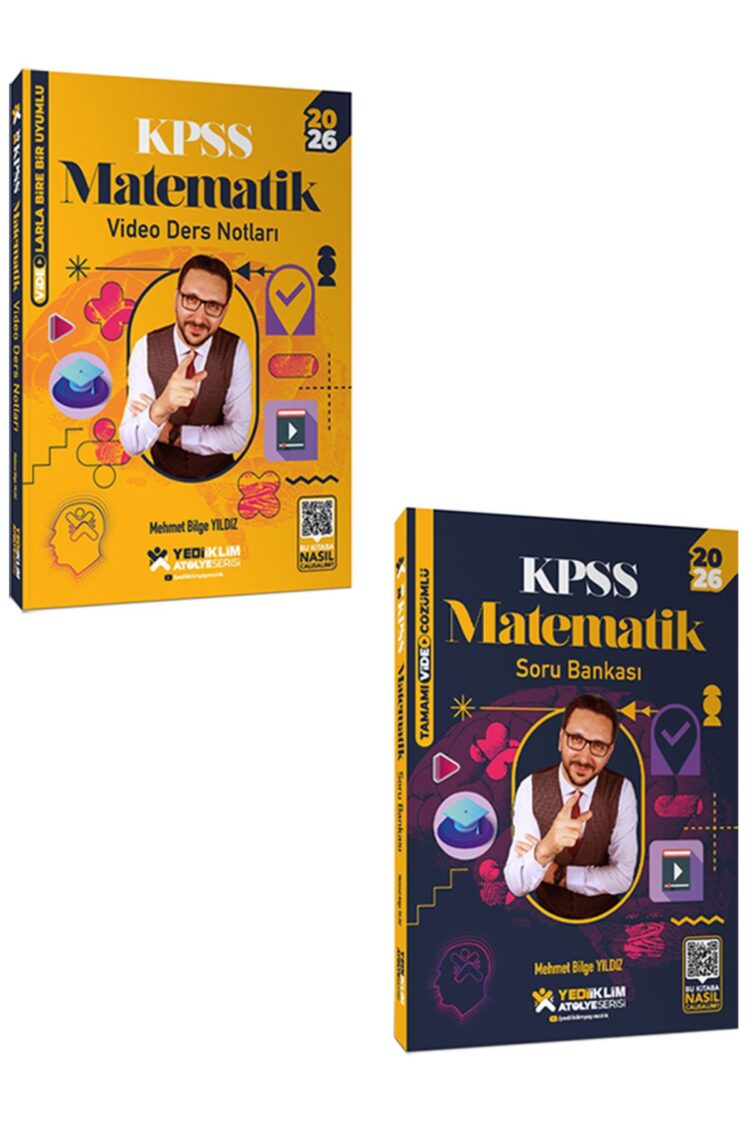 2026 KPSS Atölye Serisi Genel Yetenek Matematik Video Ders Notları ve Soru Bankası Seti