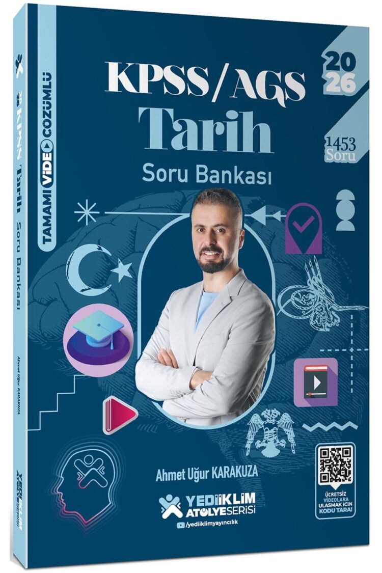 2026 KPSS AGS Atölye Serisi Genel Kültür Tarih Tamamı Video Çözümlü Soru Bankası