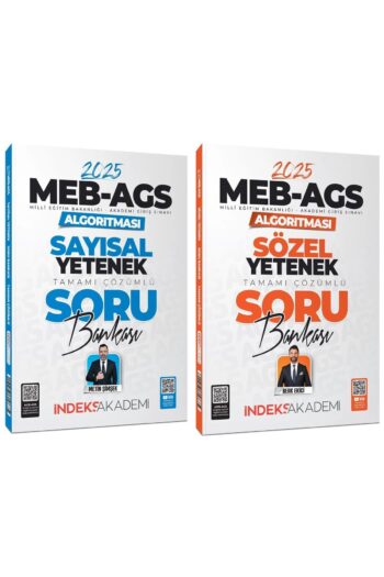 İndeks Akademi 2025 MEB-AGS Algoritması Sözel+Sayısal Yetenek Soru Bankası 2 li Set - Berk Ekici, Me