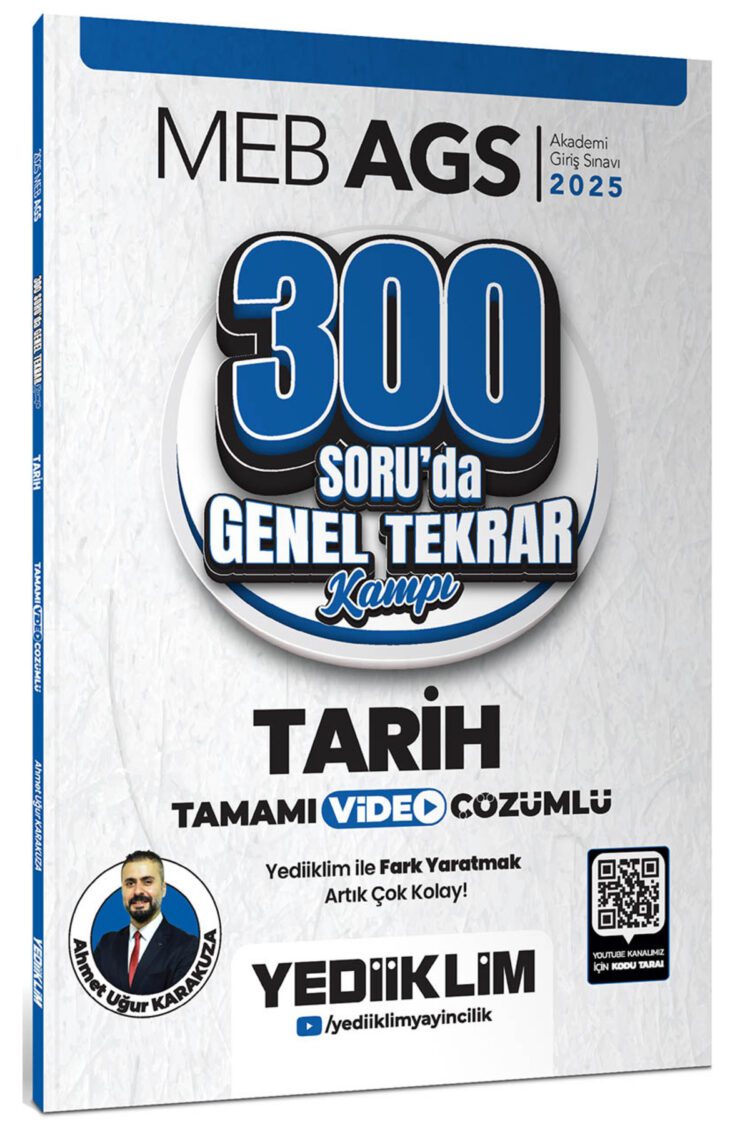 2025 MEB AGS Tarih 300 Soruda Tamamı Video Çözümlü Genel Tekrar Kampı