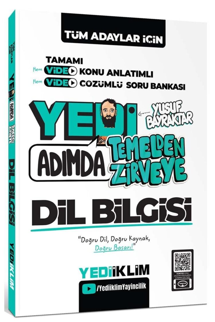 Yedi Adımda Temelden Zirveye Dil Bilgisi Video Konu Anlatımlı Video Çözümlü Soru Bankası