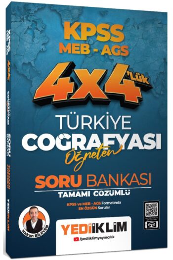 Kpss Meb Ags 4x4 Türkiye Coğrafyası Öğreten Tamamı Çözümlü Soru Bankası Hakan Bileyen