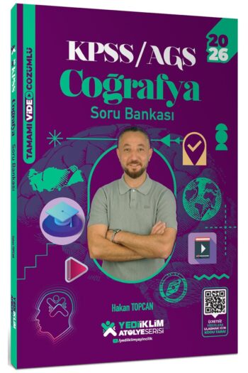 2026 KPSS AGS Atölye Serisi Genel Kültür Coğrafya Tamamı Video Çözümlü Soru Bankası