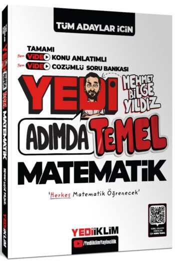 Tüm Adaylar için Yedi Adımda Temel Matematik Video Konu Anlatımlı Video Çözümlü Soru Bankası