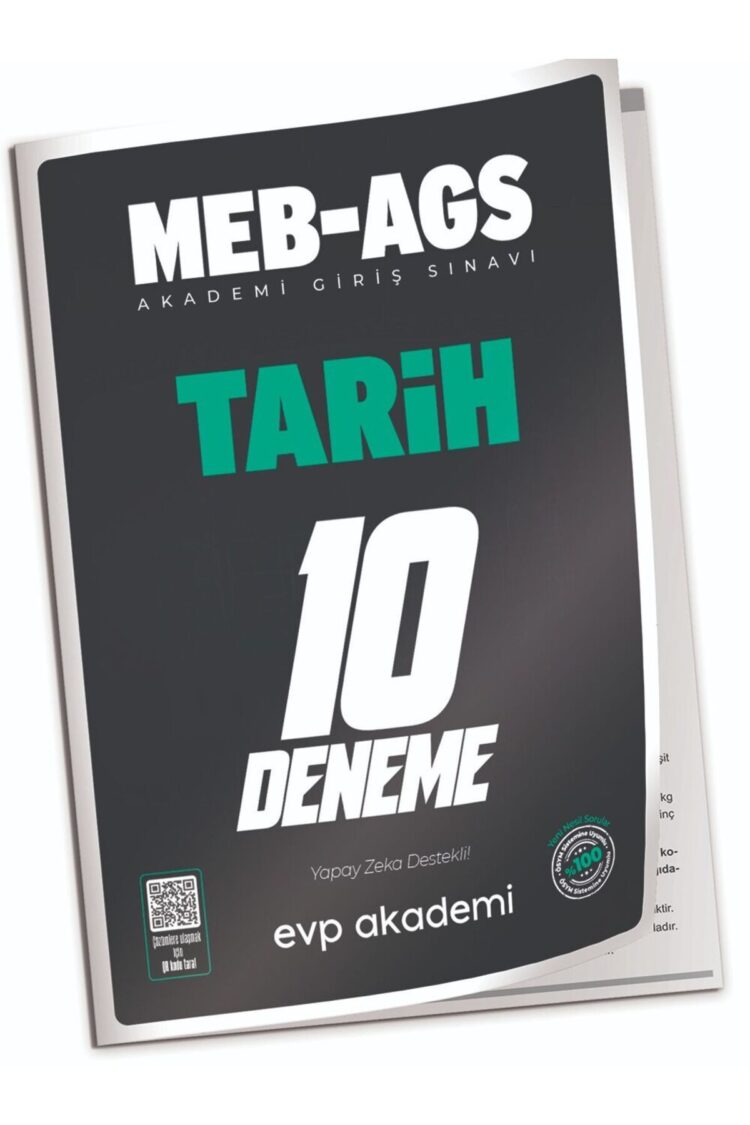 2025 MEB-AGS Tarih 10 Deneme Çözümlü EVP Akademi