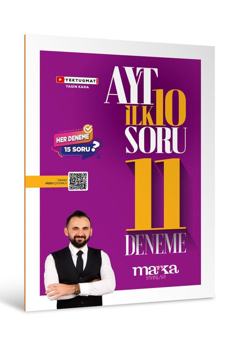 Yektuğmat AYT Matematik İlk 10 Soru Konularından Oluşan 11 Deneme Marka Yayınları