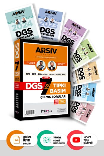 Son 7 Yıl Dgs Tıpkı Basım Çıkmış Sorular Fasikül Ösym Boyutu 2018 - 2024