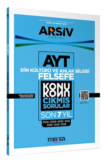 AYT Din Kültürü Felsefe Son 7 YIL Konu Konu Çıkmış Sorular Tamamı Çözümlü Marka Yayınları