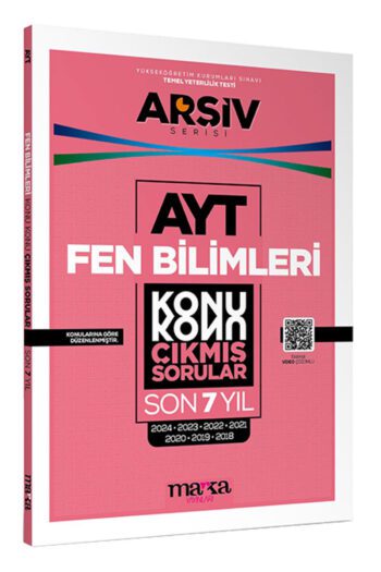 AYT Fen Bilimleri Fizik Kimya Biyoloji Son 7 YIL Konu Konu Çıkmış Sorular Çözümlü Marka Yayınları