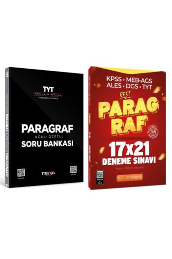 2025 YKS TYT KPSS Paragraf Soru Bankası + 21 Deneme 2 Kitap Ayraç Hediyeli