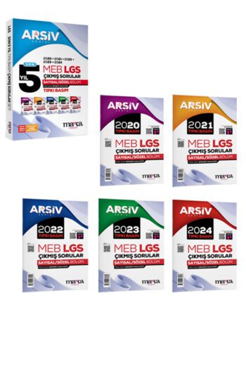 Alternative view of Son 5 Yıl LGS 8. Sınıf ARŞİV Serisi Tıpkı Basım Çıkmış Sorular Video Çözümlü 2024 -23-22-21-2020