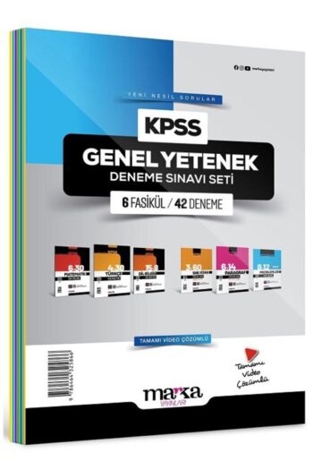 Marka 2026 Kpss Genel Yetenek Türkçe Matematik 6 Fasikül 42 Deneme Set