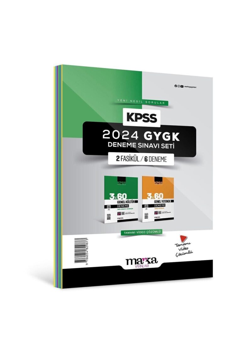 Kpss Genel Yetenek Genel Kültür Deneme Sınavı Seti 2 Fasikül 6 Deneme
