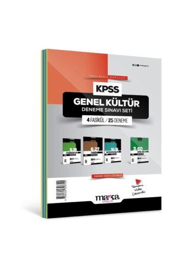 Alternative view of 2026 Kpss Genel Kültür Deneme Sınavı Seti 4 Fasikül 25 Deneme