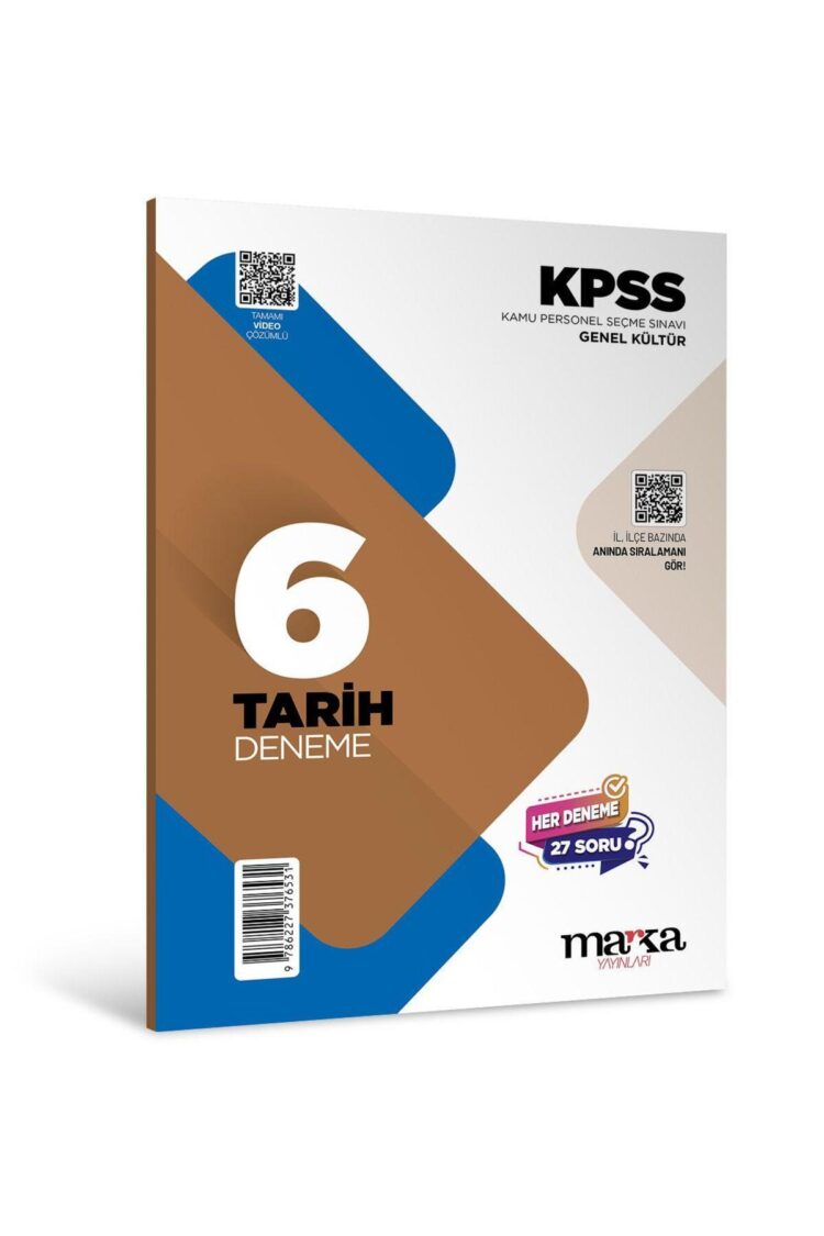2026 Kpss Tarih 6x27 Deneme Tamamı Video Çözümlü