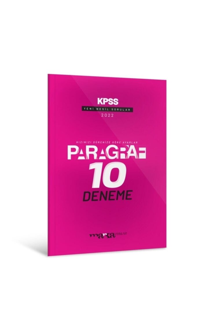 Marka - Kpss Paragraf 10 Deneme 2026