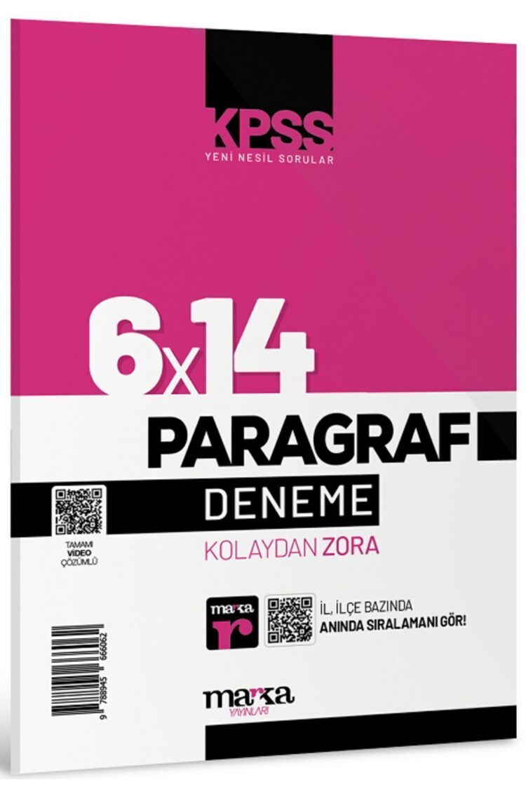 Kpss Yeni Nesil 6x14 Paragraf Tamamı Video Çözümlü Deneme