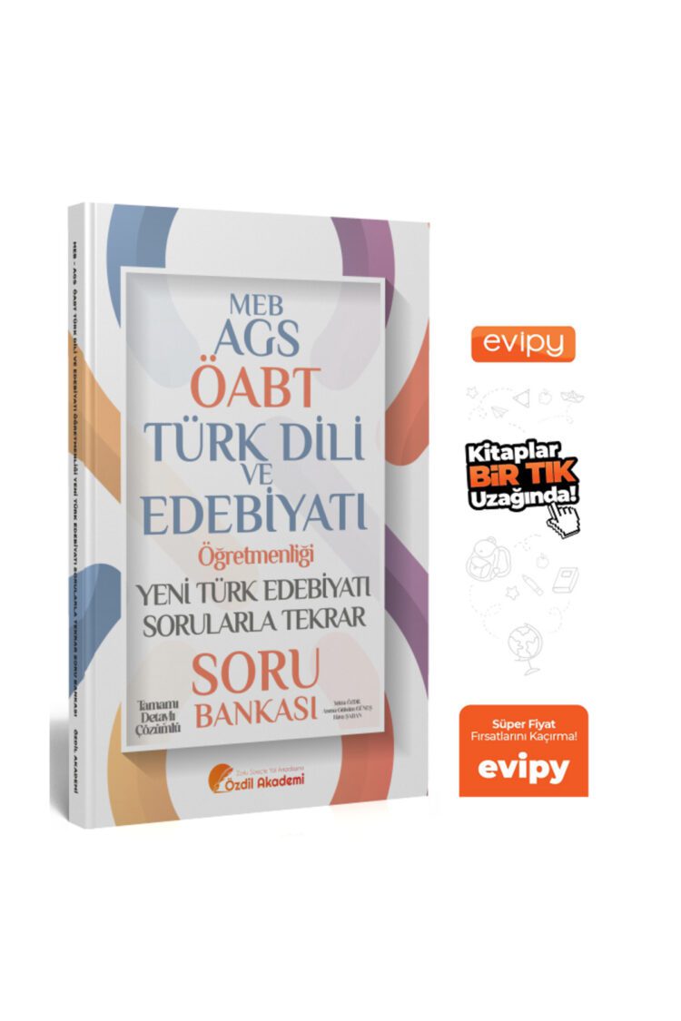 ÖABT MEB-AGS Türk Dili ve Edebiyatı Yeni Türk Edebiyatı Sorularla Tekrar Soru Bankası Çözümlü Yekta