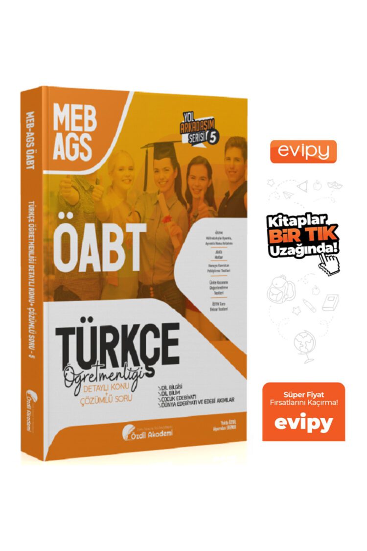 ÖABT MEB-AGS Türkçe 5. Kitap Dil Bilgisi, Dil Bilim, Çocuk Edebiyatı Konu Anlatımlı Soru Bankası Ayr