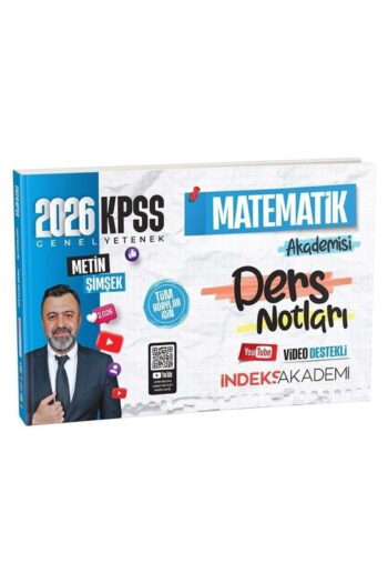 İndeks Akademi 2026 KPSS Matematik Akademisi Video Ders Notları - Metin Şimşek İndeks Akademi Yayınc
