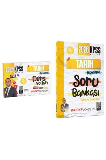 İndeks Akademi 2026 KPSS Tarih Akademisi Video Ders Notları + Soru Bankası 2 li Set - Aydın Yüce İnd