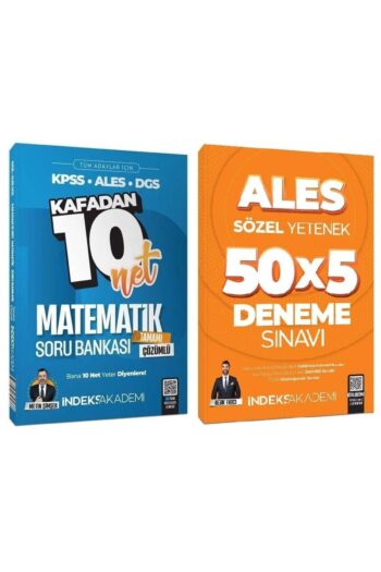 İndeks 2026 ALES Matematik Soru Bankası + Sözel Yetenek 5 Deneme 2 li Set - Metin Şimşek, Berk Ekici
