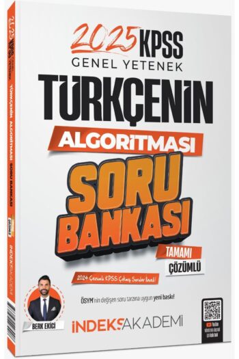 İndeks Akademi 2025 KPSS Türkçenin Algoritması Soru Bankası Çözümlü - Berk Ekici İndeks Akademi Yayı